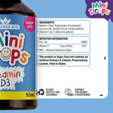 Natures Aid Vitamin D3 Mini Drops 50ml, imported from the UK