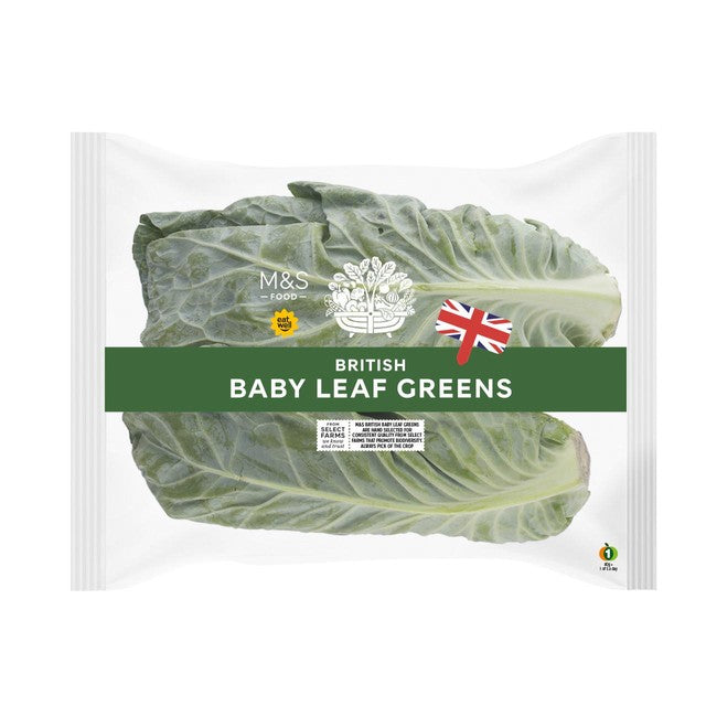M&S Baby Leaf Greens 200g, imported from the UK