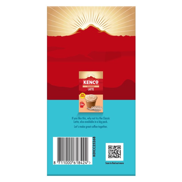 Kenco salted caramel instant coffee latte 20 sachets - British product