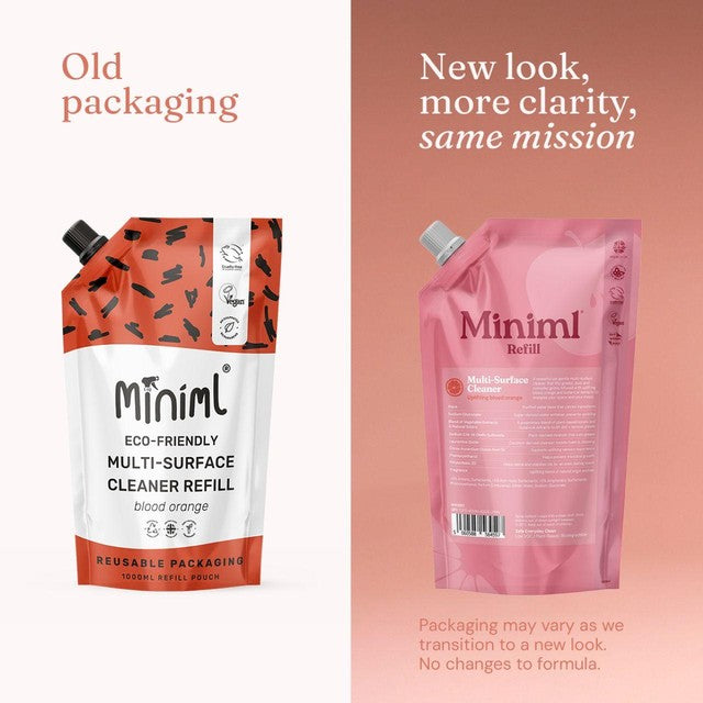 Miniml multi-surface cleaner blood orange 1L, imported from the UK