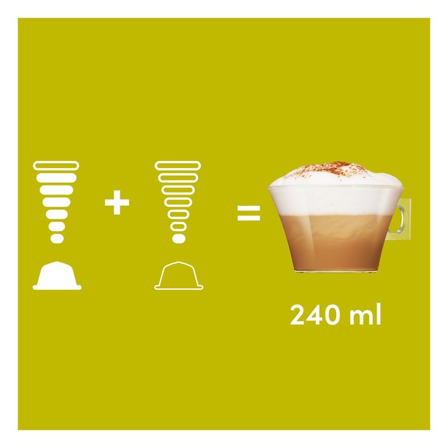 Nescafé Dolce Gusto Skinny Cappuccino Pods 8 Pack, imported from the UK
