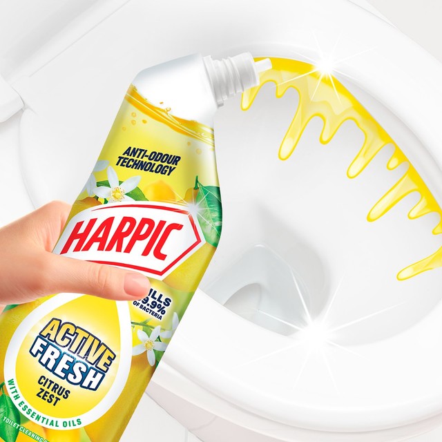 Harpic toilet cleaner gel citrus 750ml, UK version