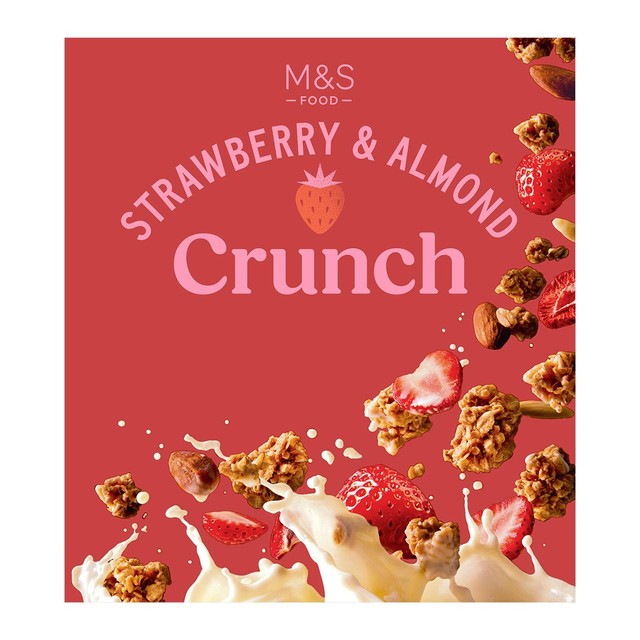 M&S Strawberry & Almond Crunch cereal 500g (British brand)