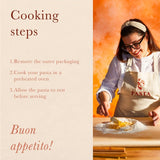 Pasta Evangelists beef lasagne ready meal 385g, imported from the UK