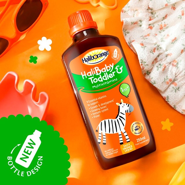 Haliborange Baby & Toddler Multivitamin Liquid Orange 250ml, UK version
