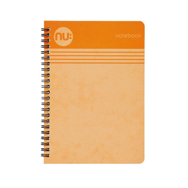 Nuco A5 Orange Wiro Notebook 110 pages, imported from the UK