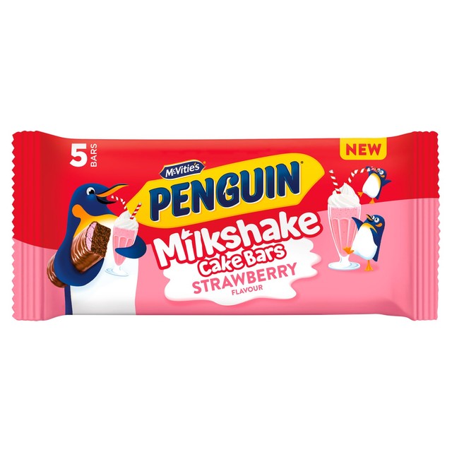 McVitie's strawberry milkshake cake bar, imported from the UK
