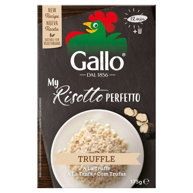 Riso Gallo truffle risotto mix 175g, imported from the UK