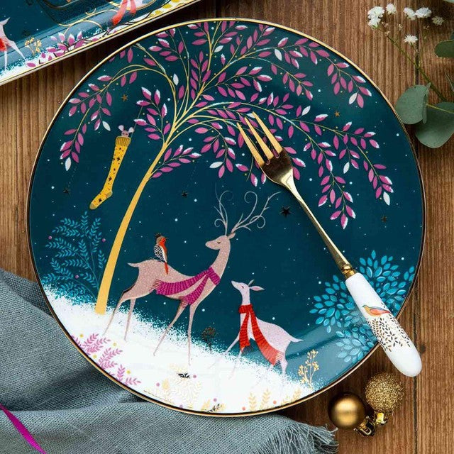 Portmeirion Woodland Tales plates 4-pack (British brand)