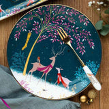 Portmeirion Woodland Tales plates 4-pack (British brand)