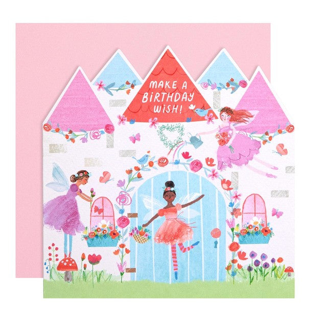 M&S fairy birthday card 15cm x 15cm, imported from the UK