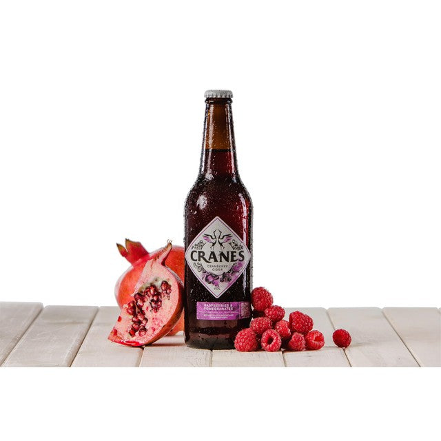 Cranes Raspberry Pomegranate Cider 500ml - British product