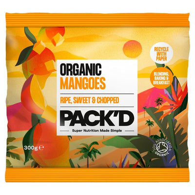 M&S Pack'd Økologisk Søt Hakket Mango Frossen Frukt 300g - Kjøp online hos McGrocer