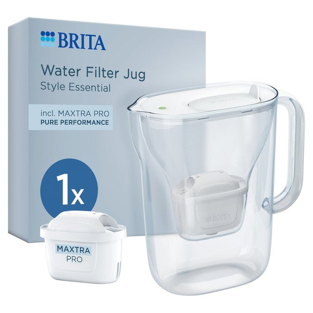 BRITA Style Essential water filter jug white, imported from the UK