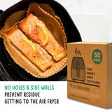Eco Green Living compostable air fryer liners 50 per pack - British product