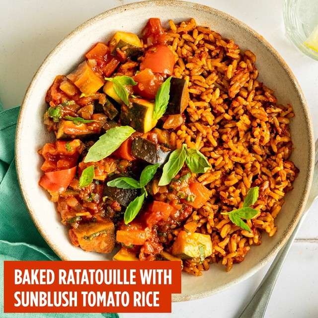 Merchant Gourmet SunBlush Tomato and Basil microwave rice 250g, imported from the UK