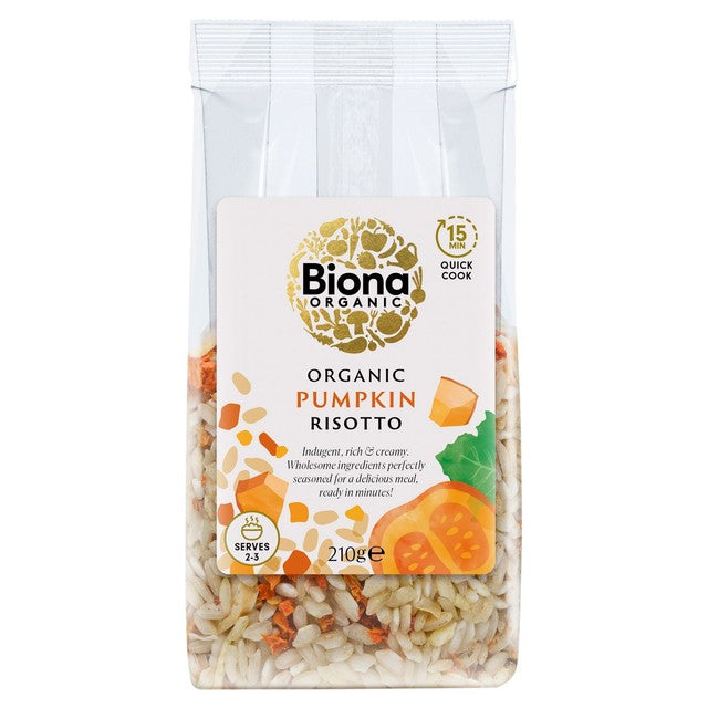 Biona pumpkin risotto 210g - British product