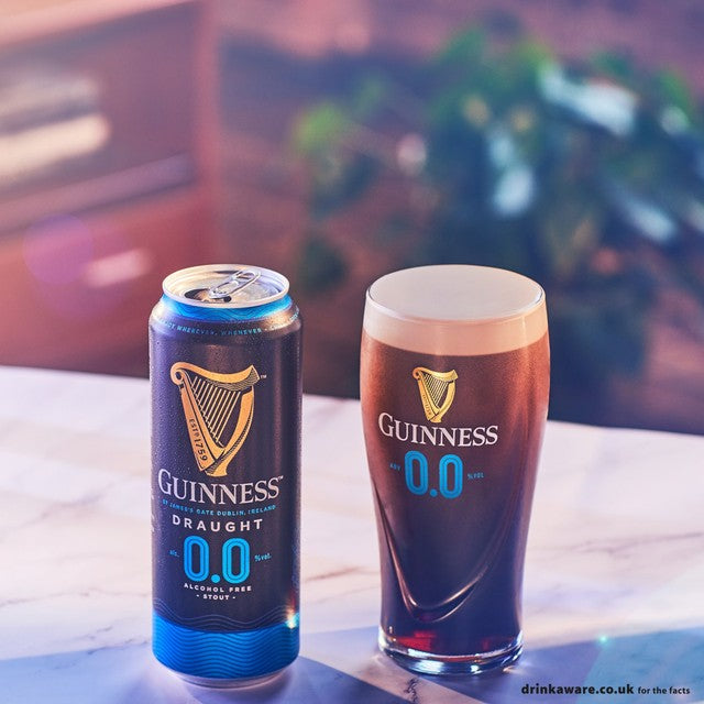 Guinness 0.0 alcohol free draught stout 10x440ml, UK version