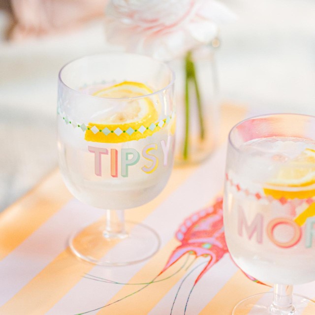 Yvonne Ellen picnic wine glasses set of 4 (British brand)