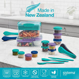 Sistema To Go cutlery travel set with storage case (British brand)