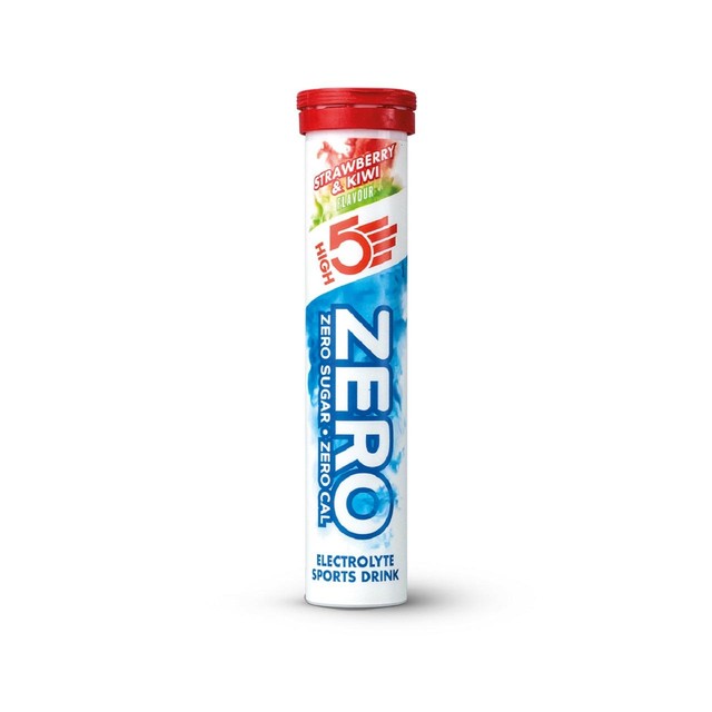 HIGH5 ZERO Strawberry and Kiwi electrolyte tablets 20 tablets, UK version