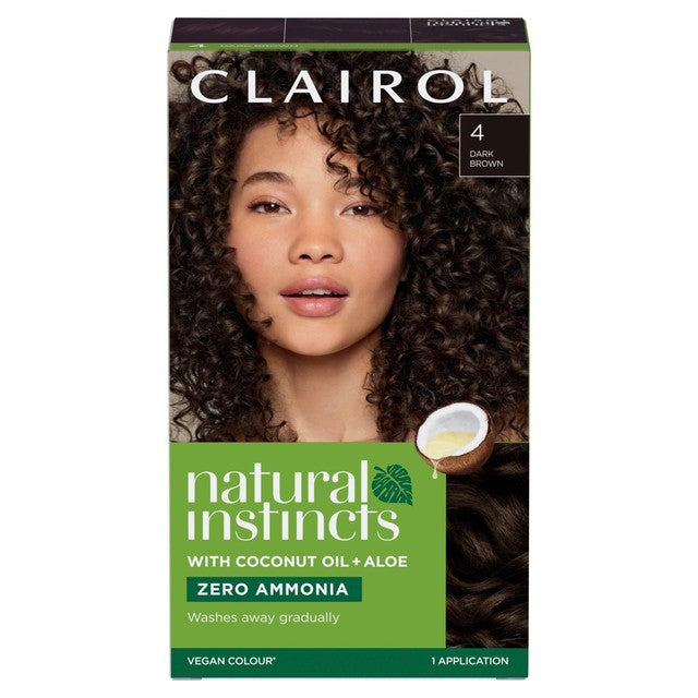 Clairol semi permanent hair dye dark brown - British product