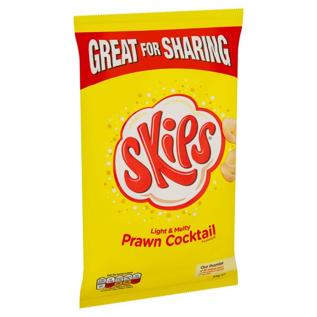 Skips Prawn Cocktail sharing crisps 65g (British brand)