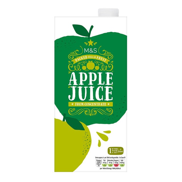 M&S apple juice 1L - British product