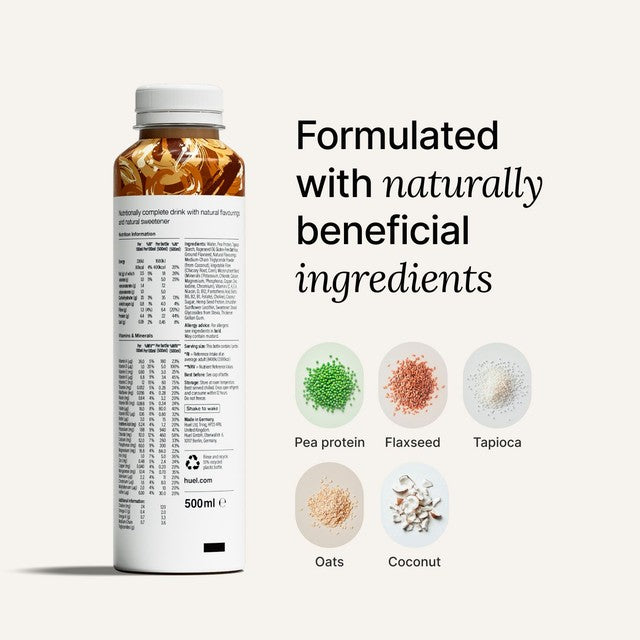Huel cinnamon meal replacement drink 500ml, UK version