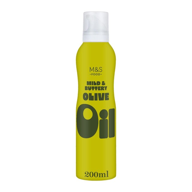 M&S mild buttery olive oil spray (British brand)