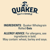 Quaker Big Bowl Original porridge sachets, imported from the UK