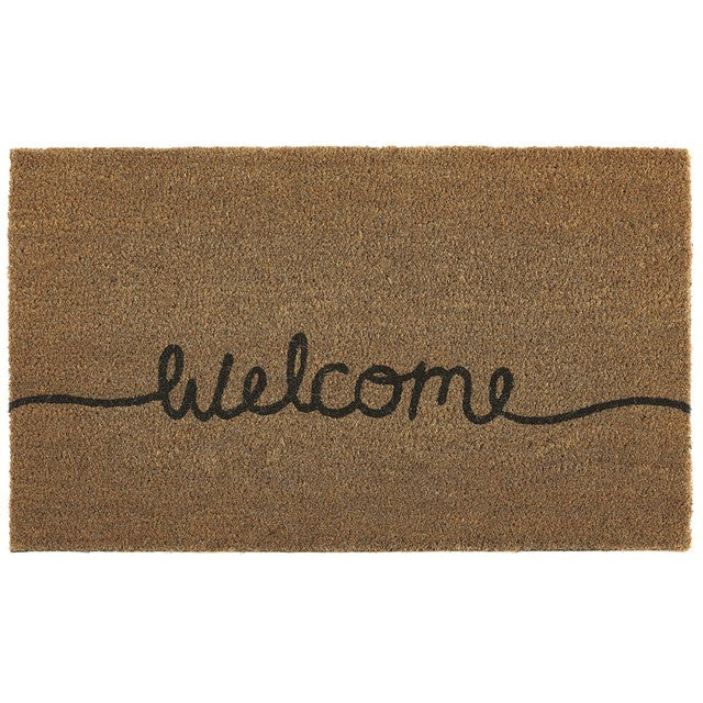 HugRug Welcome Printed Door Mat 45x75cm (British brand)