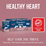 Butcher's Healthy Heart dog food variety pack 6x390g tins - British product