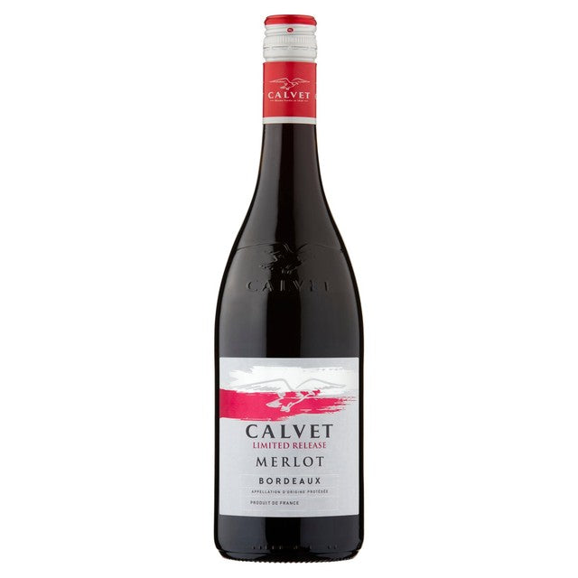 Calvet Limited Release Bordeaux Merlot red wine 75cl - British product