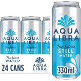 Aqua Libra still filtered water cans 330ml - British product