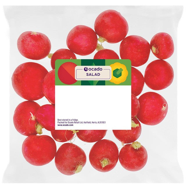 Ocado Radish vegetable in 300g film pack, imported from the UK