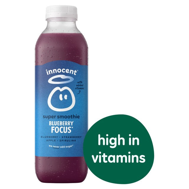 Innocent Super Smoothie Blueberry and Strawberry 750ml, UK version