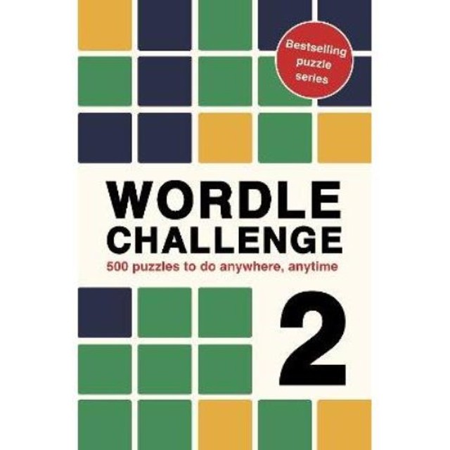 Gardners Books Wordle Challenge 2 activity book (British brand)