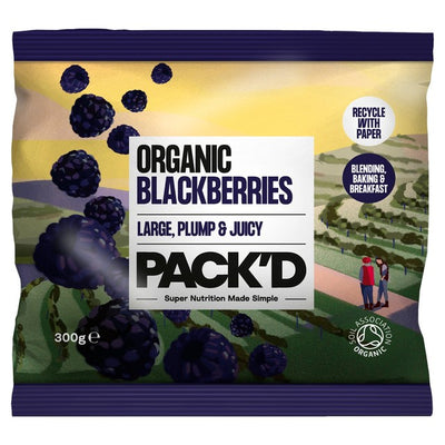 M&S Pack'd Økologiske Bjørnebær Frossen Frukt 300g - Kjøp online hos McGrocer