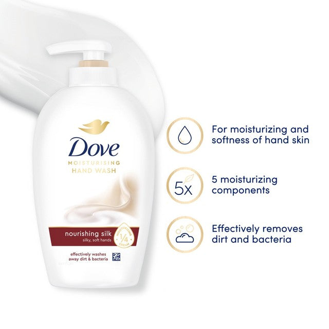 Dove Supreme Silk Caring hand wash 250ml - British product