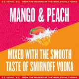 Smirnoff ready-to-drink cocktail Mango & Peach, imported from the UK