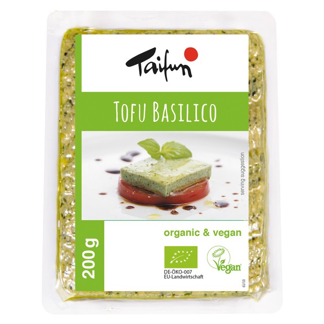 Taifun Bio-Festtofu mit Basilikum 200g (Britische Marke)