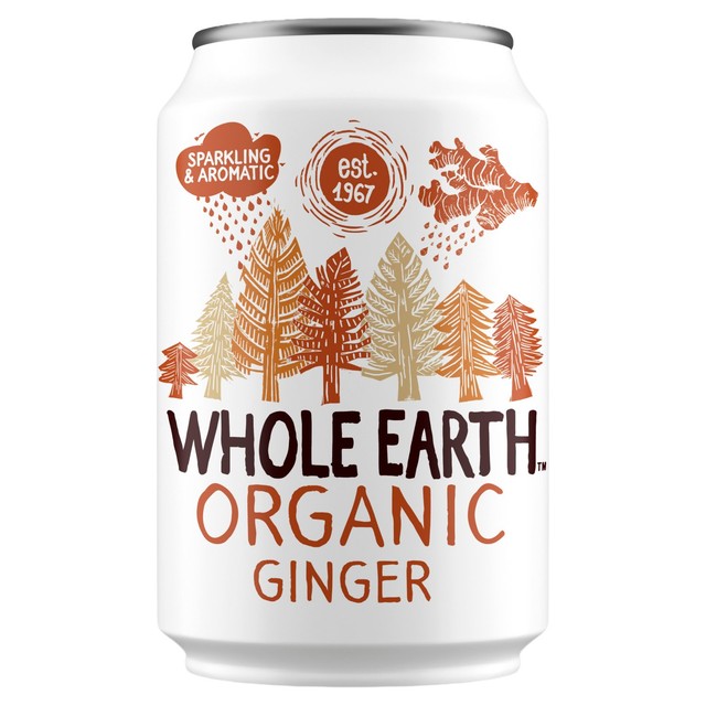 Whole Earth organic sparkling ginger drink 330ml (British brand)