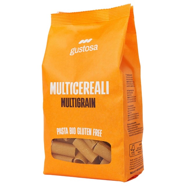 Gustosa gluten free multigrain rigatoni pasta, UK version