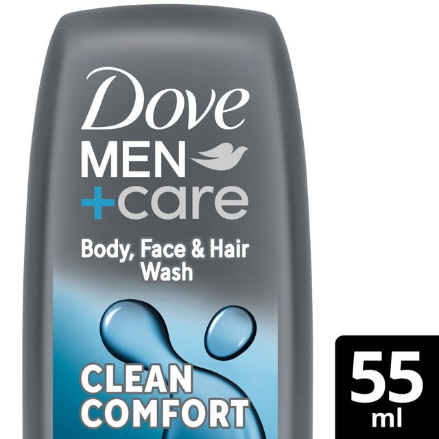 Dove Men+Care Clean Comfort Body Wash 55ml - British product