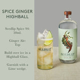 Seedlip Spice 94 alcohol-free spirit 70cl (British brand)