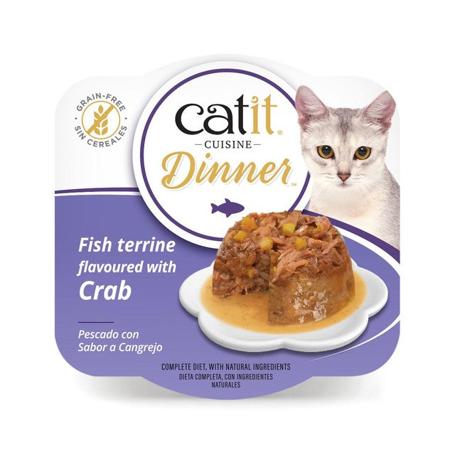 Catit grain-free wet cat food fish dinner variety pack, UK version