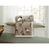 Deyongs Sterling Stag Heated Throw 140cm x 180cm - British product