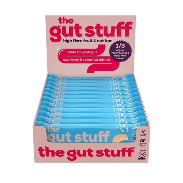 The Gut Stuff Sea Salt Caramel Fruit Bars 12 pack (British brand)