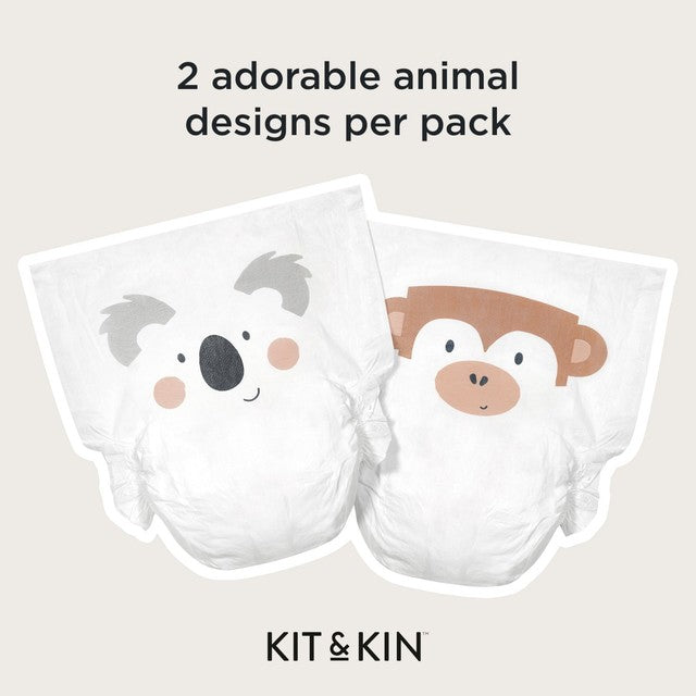 Kit & Kin hypoallergenic nappies size 5 11+kg, UK version